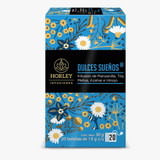 Horley DULCES SUEÑOS Infusión de Manzanilla, Tila, Melisa, Azahar e Hinojo - 3 cajitas de 20 sobres