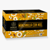 HORLEY MANZANILLA CON MIEL- 3 cajitas de 20 sobres