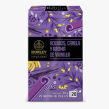 Horley Infusión de Rooibos, Canela y Aroma de Vainilla - 3 cajitas de 20 sobres