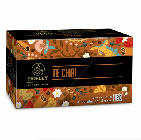 Horley Té Chai - 3 cajas con 20 sobres