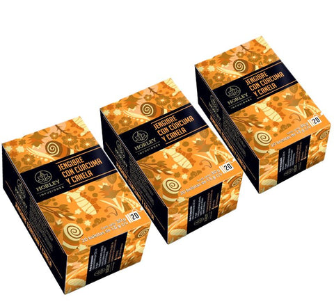 Horley ginger infusion with turmeric and cinnamon - set of 10 sachets