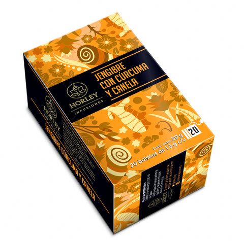 Horley ginger infusion with turmeric and cinnamon - set of 10 sachets